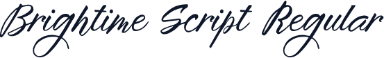 Brightime Script Regular