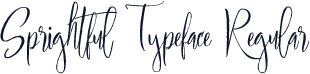 Sprightful Typeface Regular