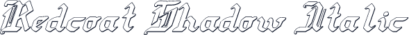 Redcoat Shadow Italic