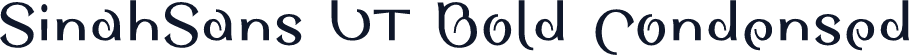 SinahSans LT Bold Condensed