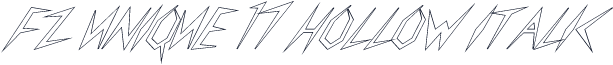 FZ UNIQUE 17 HOLLOW ITALIC