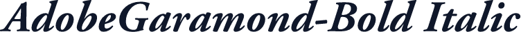 AdobeGaramond-Bold Italic