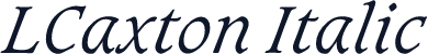 LCaxton Italic