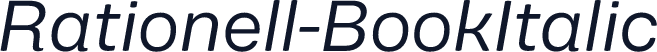 Rationell-BookItalic