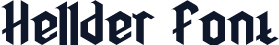 Hellder Font