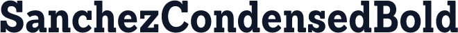 SanchezCondensedBold