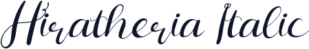 Hiratheria Italic