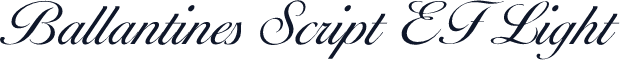 Ballantines Script EF Light