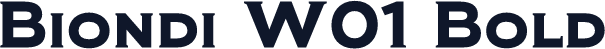 Biondi W01 Bold