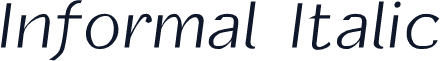Informal Italic