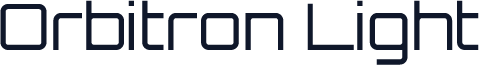 Orbitron Light