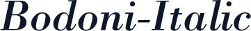 Bodoni-Italic