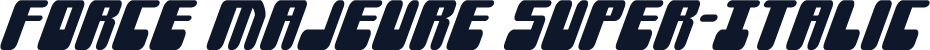 Force Majeure Super-Italic