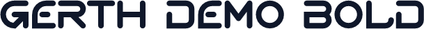 Gerth Demo Bold