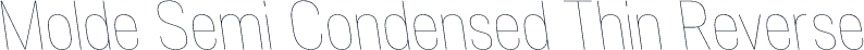 Molde Semi Condensed Thin Reverse