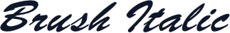 Brush Italic