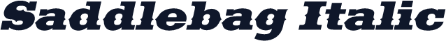 Saddlebag Italic