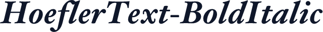 HoeflerText-BoldItalic