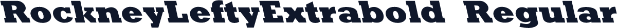 RockneyLeftyExtrabold Regular