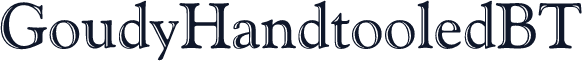 GoudyHandtooledBT