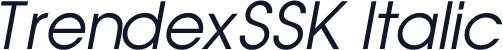 TrendexSSK Italic