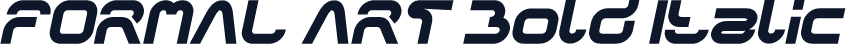 FORMAL ART Bold Italic