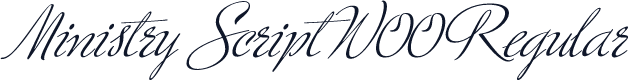 Ministry Script W00 Regular