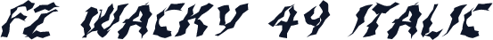 FZ WACKY 49 ITALIC