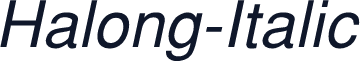 Halong-Italic