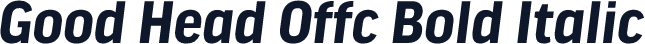 Good Head Offc Bold Italic