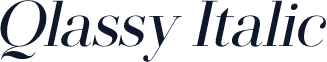 Qlassy Italic