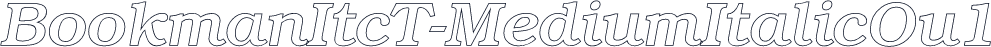 BookmanItcT-MediumItalicOu1