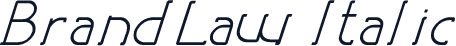 BrandLaw Italic