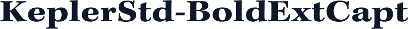 KeplerStd-BoldExtCapt