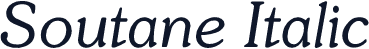 Soutane Italic