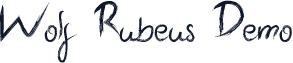 Wolf Rubeus Demo