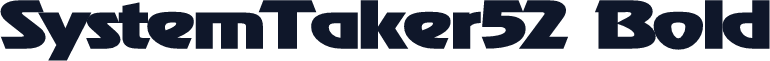 SystemTaker52 Bold