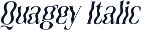 Quagey Italic