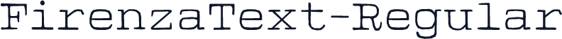 FirenzaText-Regular