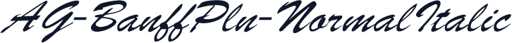 AG-BanffPln-NormalItalic