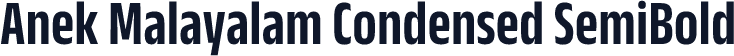 Anek Malayalam Condensed SemiBold