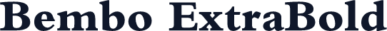Bembo ExtraBold