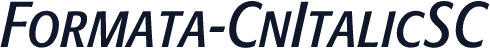 Formata-CnItalicSC