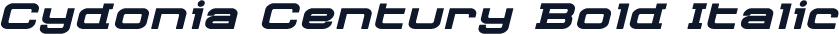 Cydonia Century Bold Italic