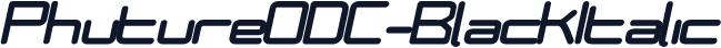 PhutureODC-BlackItalic