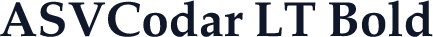 ASVCodar LT Bold