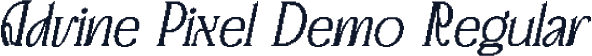 Advine Pixel Demo Regular