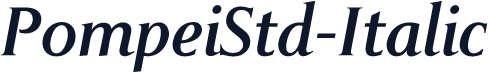 PompeiStd-Italic