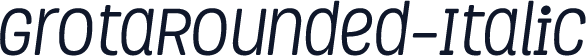 GrotaRounded-Italic