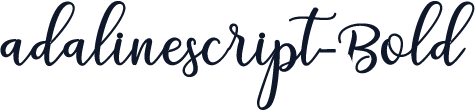 adalinescript-Bold